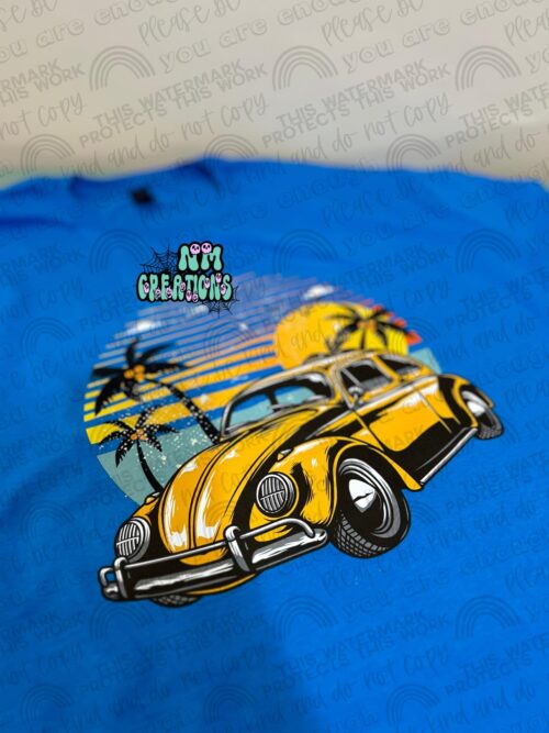 Sunset Beach Bug Tee