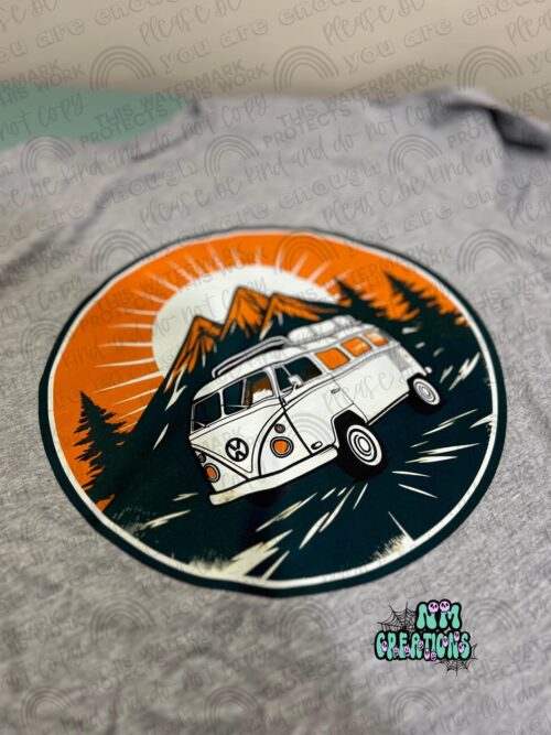 Sunset Mountain Bus Tee