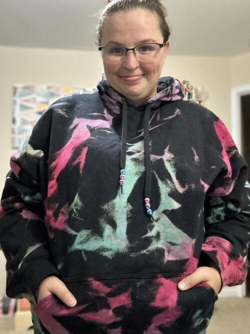 Reverse Hand Dyed Hoodie - Image 4