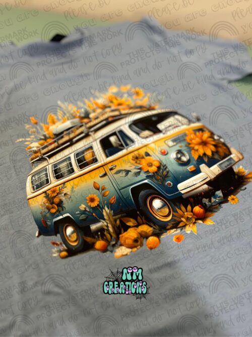 Floral Bus Tee