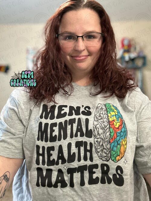 Men's Mental Health Matters Tee (Light Grey)