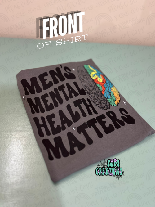 Men's Mental Health Matters Tee (Dark Grey)